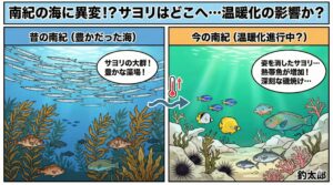サヨリにとって、今の南紀は「快適な生息地」から「暑くて居心地の悪い場所」に変わってしまった可能性があります。釣太郎