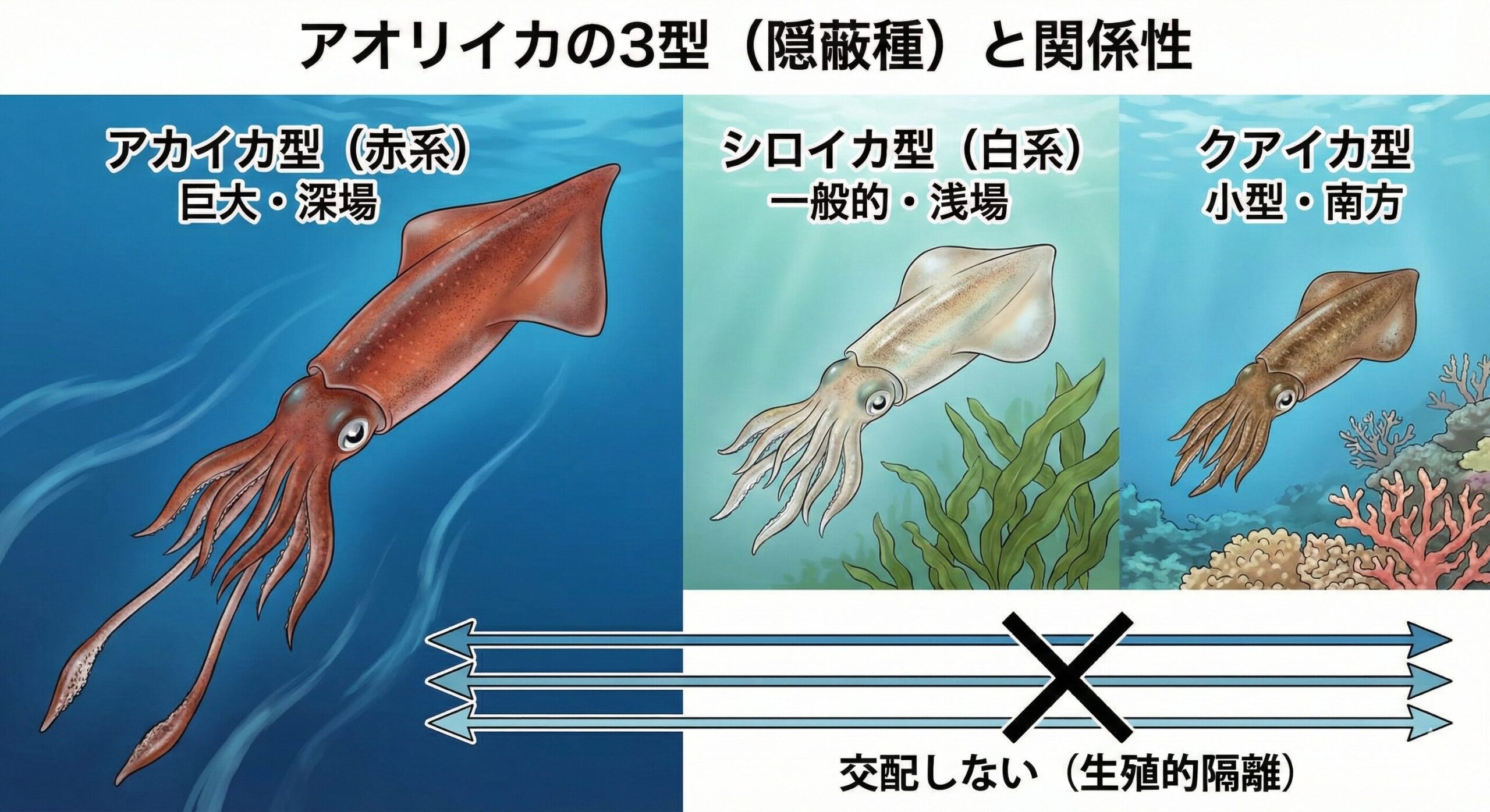 アオリイカの「赤系」と「白系」は、生まれた時から運命付けられた全く別の存在です。釣太郎