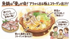 魚鍋が美味しいのは、骨から出るだしが“旨味の設計図”だから。釣太郎