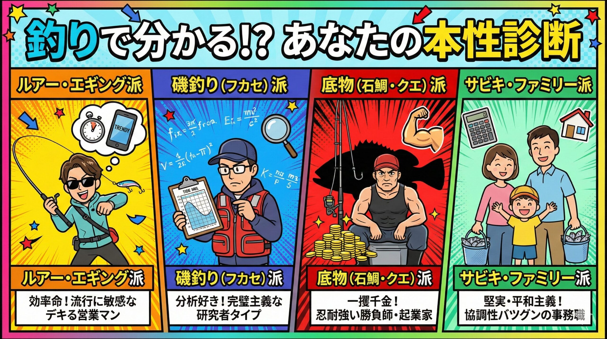 ルアーマンの横で、石鯛師がじっと座っていたりします。 性格も価値観も全く違う人たちが、同じ海に向かって竿を出している。 これこそが釣りの面白さであり、懐の深さ。釣太郎