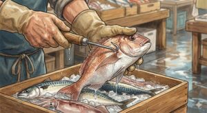 プロが手鉤を使う「本当の理由」なぜ魚屋さんは手鉤を使うのか。単に魚を引っ掛けて運ぶためだけではありません。最大の理由は「魚に触らないため」釣太郎