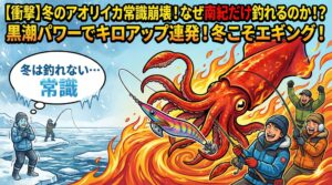 アオリイカが頭を浮かせたアジにアタックしてくるのは、「省エネで確実に狩れる」という生物学的に極めて合理的な判断。ヤエン釣り入門。釣太郎