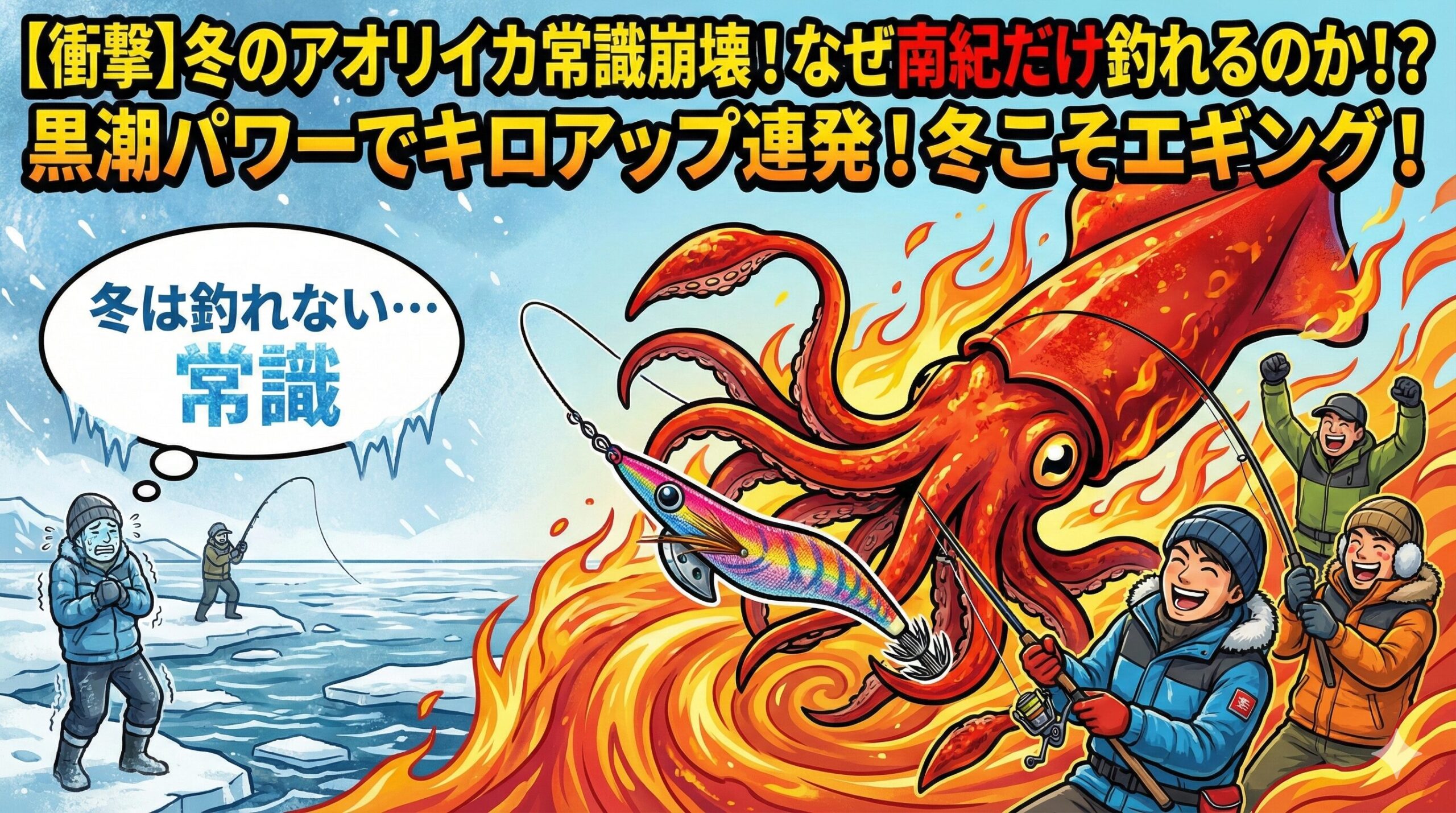 アオリイカが頭を浮かせたアジにアタックしてくるのは、「省エネで確実に狩れる」という生物学的に極めて合理的な判断。ヤエン釣り入門。釣太郎