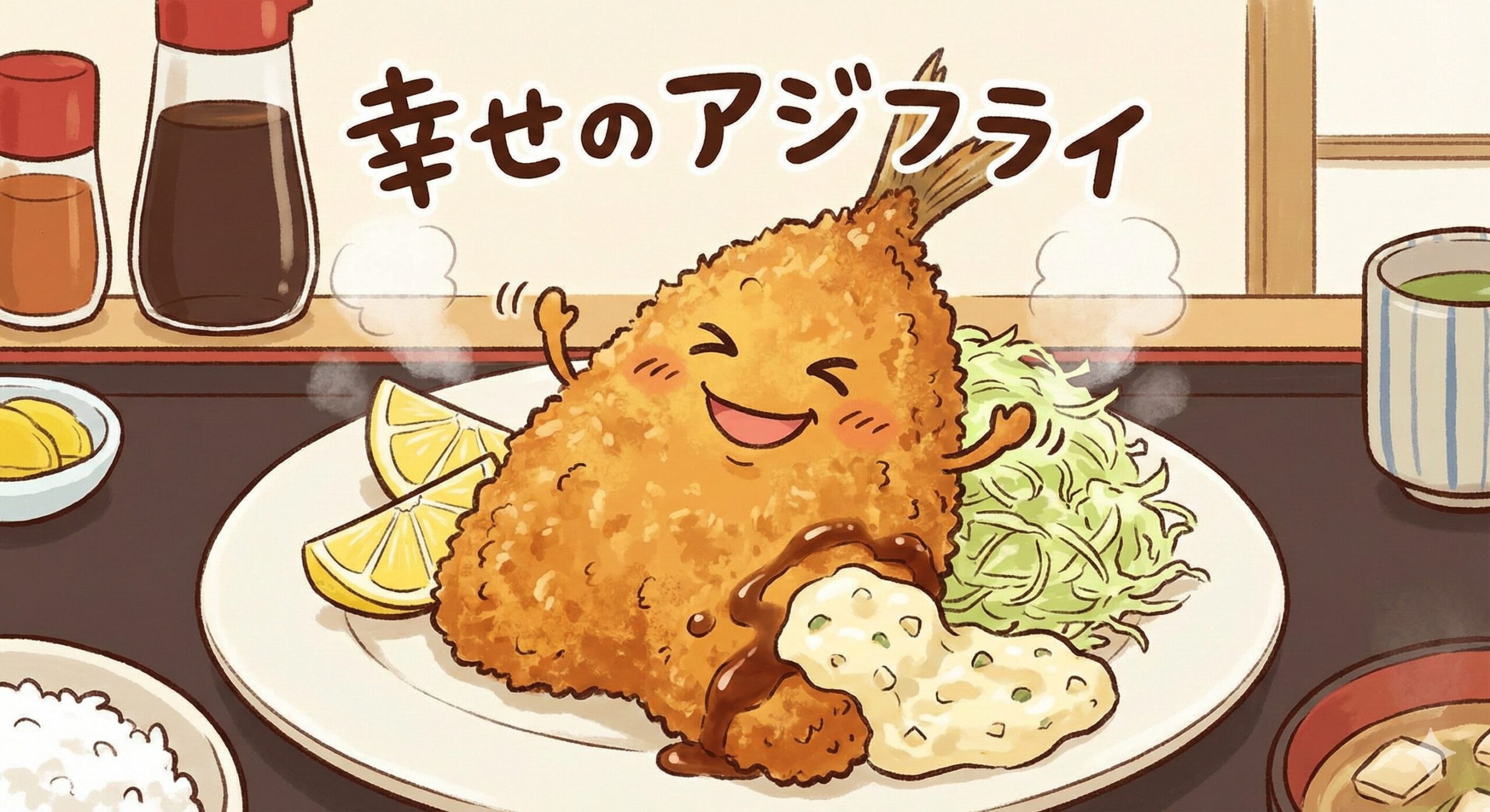 釣ったアジが少し日が経っても問題ない。刺身に向かなくなっただけ。フライにすると絶品になることが多い。 理由は水分減少と旨味増加。下処理と揚げ方が味を決める。釣太郎