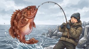 【冬の堤防釣り】寒さを吹き飛ばす！産卵期の「良型ガシラ」攻略と楽しむコツ。釣太郎