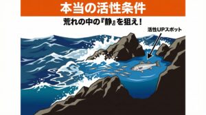 ヒラスズキ釣り、「海が荒れたら釣れる」は大間違い。釣太郎