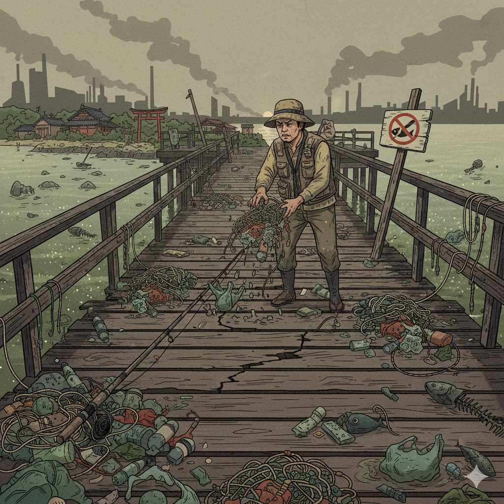 釣り人のマナー向上で美しい海を守ろう釣り人でゴミを捨てる人は5〜10％程度ですが、その心理は面倒くささと無責任さ。釣太郎