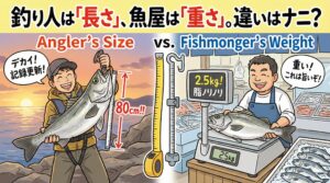 魚の価値は「長さ」か「重さ」か？釣り人と魚屋の決定的な視点の違い。釣太郎
