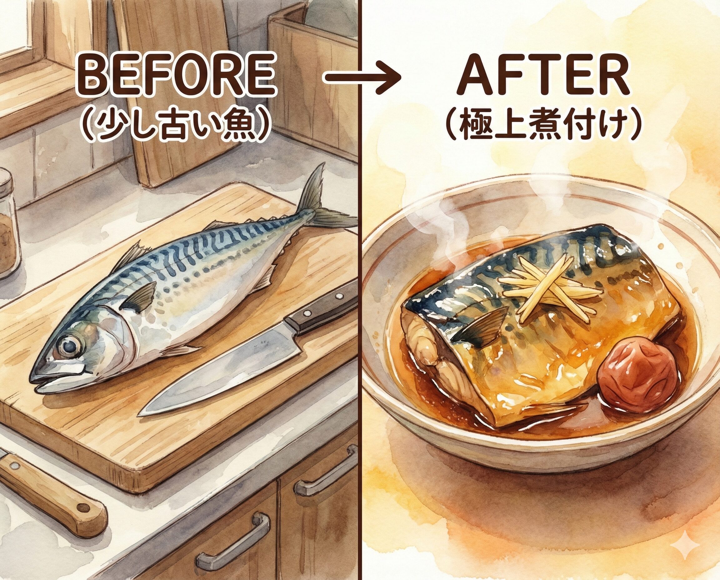 古い魚ピリつく刺激や腐敗臭がしたら加熱してもダメ。釣太郎