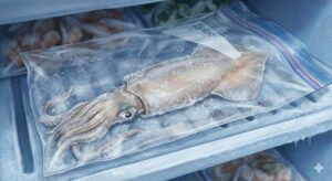 アオリイカの美味しさは冷凍で決まるのではなく、解凍で決まる！氷水or冷蔵庫解凍＋半解凍さばきで、甘みとうま味を最大限引き出せます。釣太郎