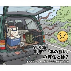 釣り車の「あの臭い」の正体とは？オキアミ・アミエビだけじゃない原因と対策。釣太郎