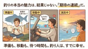 釣り人は人生を楽しむ天才。「釣り人は、すでに釣る前から幸せになっている」釣太郎