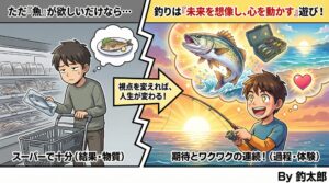 釣りは「魚を釣る」だけの遊びではない。未来を想像し、心を震わせる「時間」の旅.釣太郎
