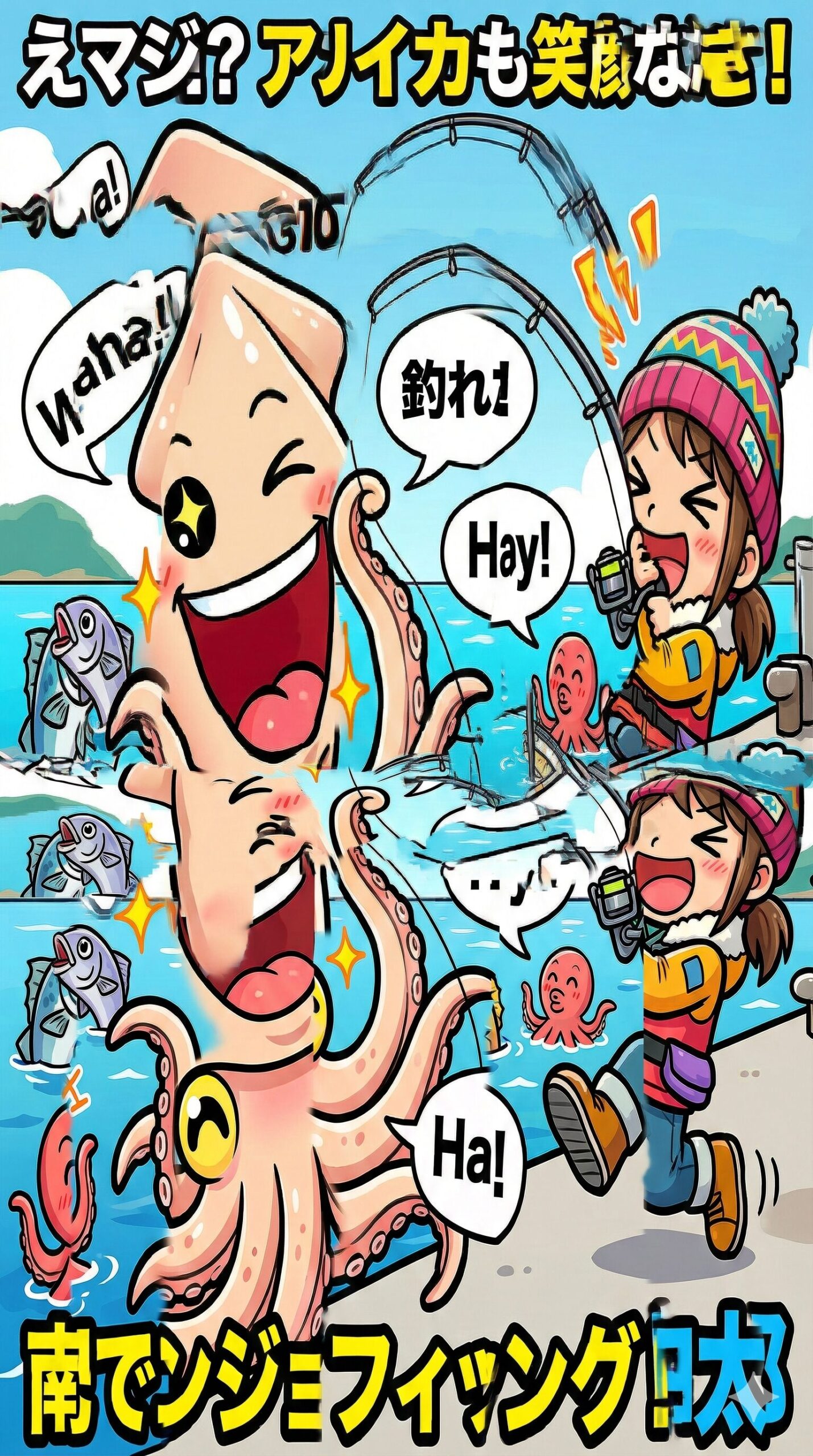 【漫画で解説】20cmの壁を突破!南紀の堤防で「尺アジ(30cm超)」を誰でも簡単に釣る方法。救世主は「ブッコミサビキ」だった!釣太郎