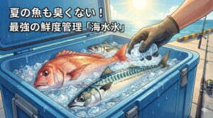 夏の魚が臭いと感じるのは、魚のせいではなく「温度」のせいです。釣太郎