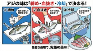釣ったアジを一番美味しく持ち帰る方法【完全ガイド】釣太郎