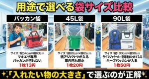 【後片付け革命】釣りの汚れ物は「包んでポイ」が新常識！1枚数十円で買える特大袋活用術。釣行便利ビニール袋は釣太郎