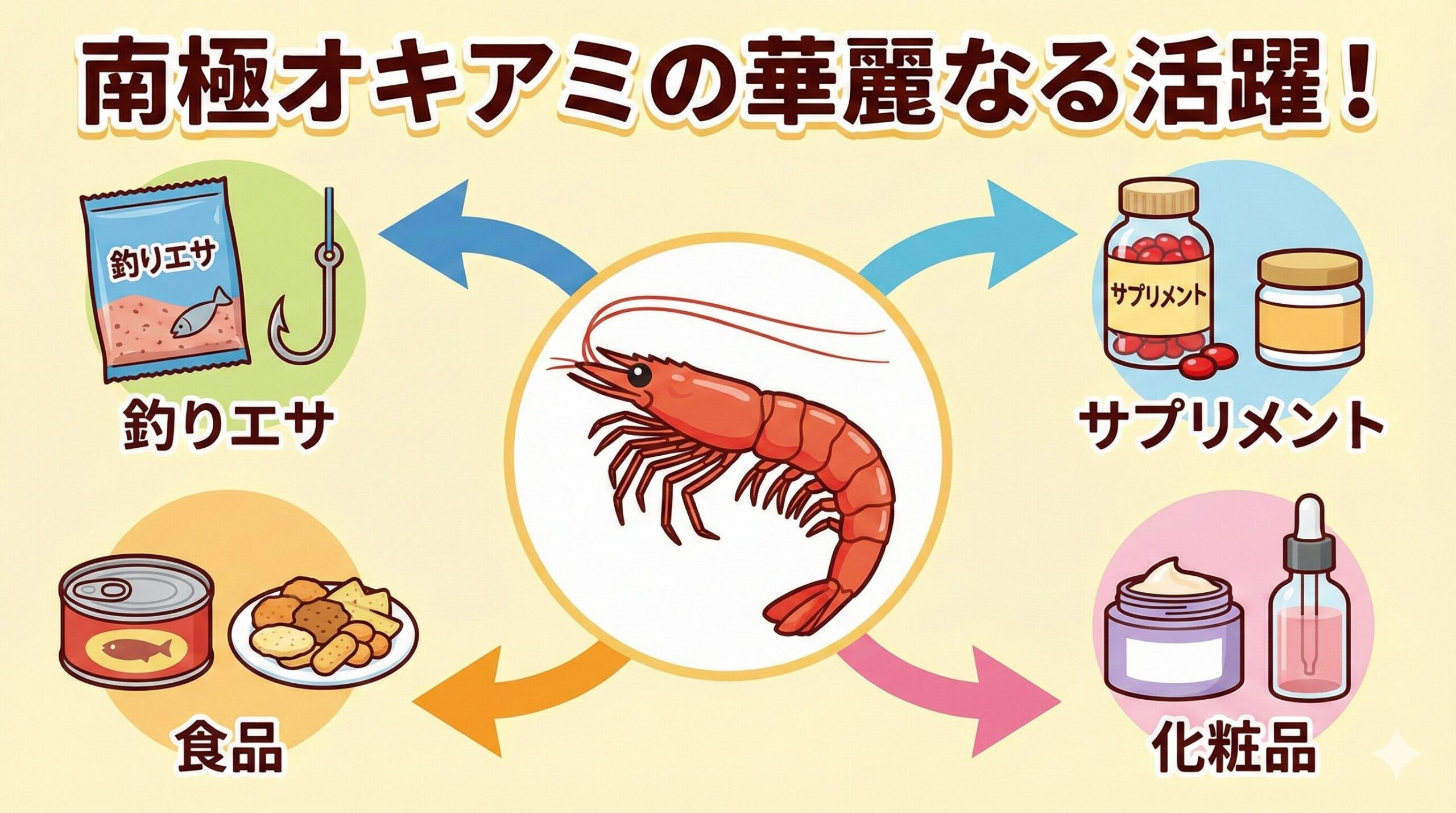 釣りエサのオキアミは、健康、美容、そして食料問題まで解決しうる「地球のスーパーフード」釣太郎