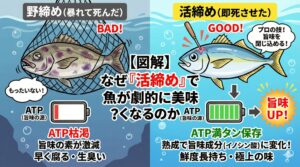 活締めとは、単なる処理ではなく「旨味成分を減らさないための防衛策」。釣り場で行う数分の作業が、数時間後、数日後の食卓での感動に変わります。釣太郎