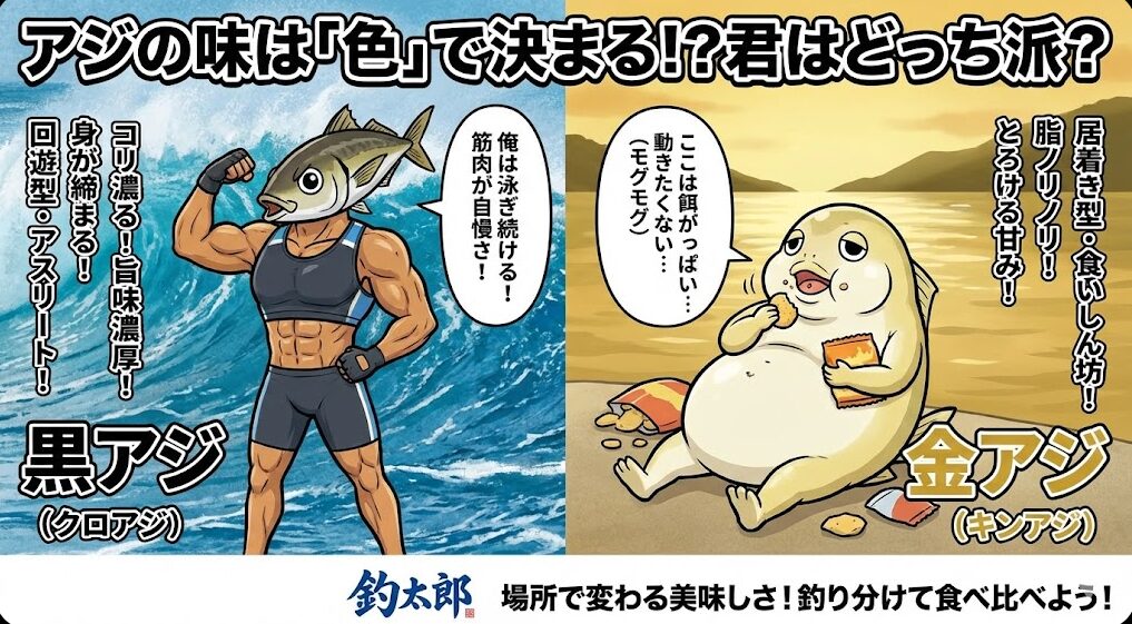 冬の南紀のアジは、寒い海で生き抜くために体に脂肪を蓄えています。回遊型の「身の締まり」と、冬の「脂の乗り」が合体した、ハイブリッドな美味さ。釣太郎