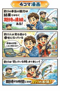 釣りは魚を釣る遊びではない。未来を想像し 期待し幸せになる遊び。だから人は何度でも海へ向かう。釣太郎