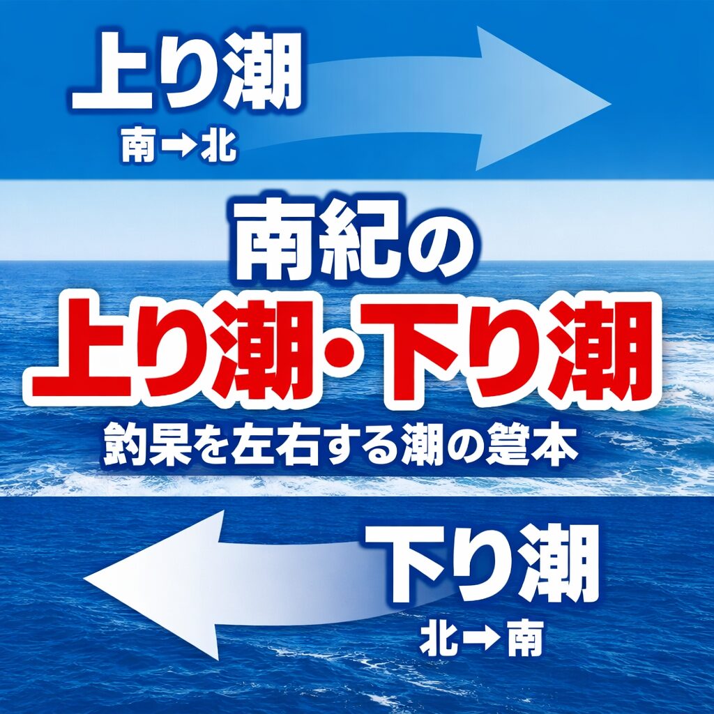南紀の釣りでは上り潮＝黒潮の影響が強く回遊魚が期待できる。下り潮＝湾内や底物が安定しやすい。という特徴があります。釣太郎