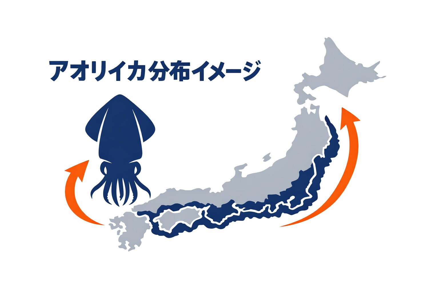 都道府県別にアオリイカの総数を全一覧にする。AIシュミレーション.釣太郎