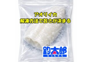 冷凍アオリイカ、旨味の9割は「解凍」で決まります。釣太郎