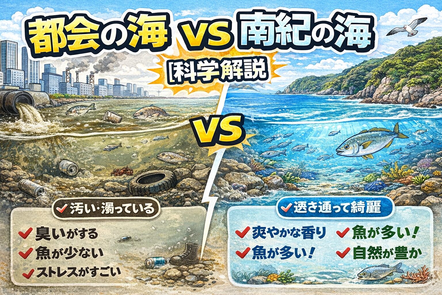 【釣果も味も別次元】都会の海 vs 南紀の海！釣り人が最後に辿り着く「本物の海」釣太郎