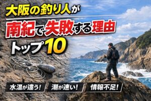 南紀は「魚が多い場所」ではなく「海を理解した人が釣れる場所」。水温を見る・潮流を見る・装備を合わせる・事前情報を取る.釣太郎