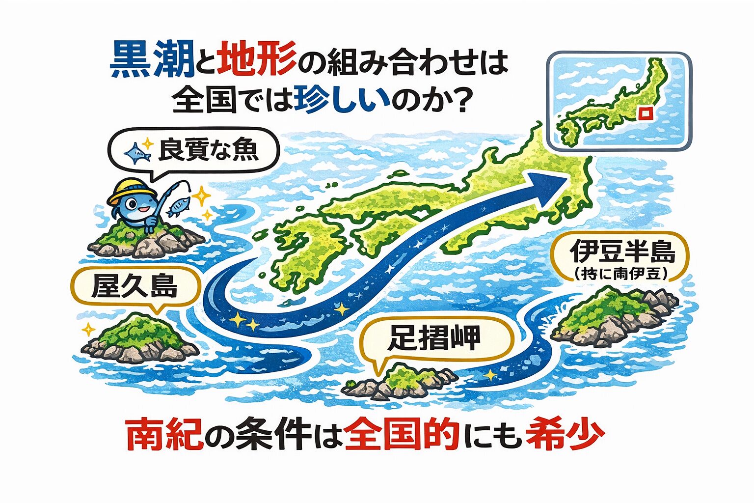 南紀は・黒潮が近い・地形が複雑・適度に荒れる。この三拍子が高い次元で噛み合った海です。釣太郎