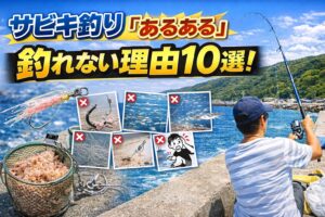 サビキ釣り「あるある」釣れない理由10選！　初心者NG集！釣太郎