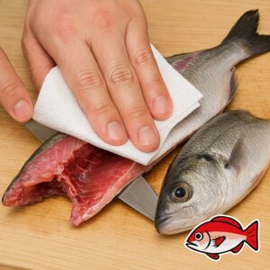 南紀の魚は鮮度が高いので、「血合い骨周りだけ軽く水洗い → 身はキッチンペーパーで仕上げ」 というプロ寄りのやり方が一番バランスが良いと思います。釣太郎