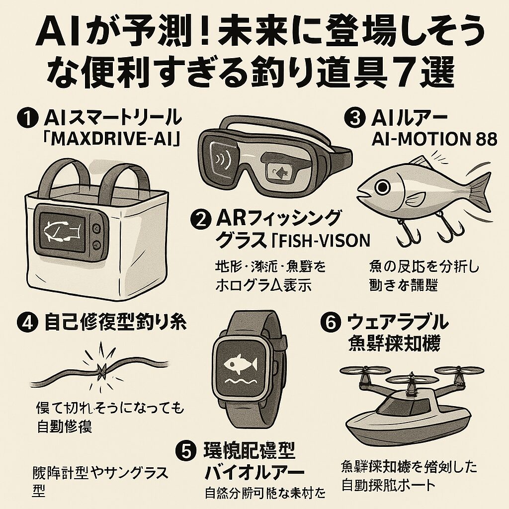 釣りの未来はもう始まっている。これらの釣具はまだ「未来の話」かもしれませんが、すでに一部は実用化が進んでいます。釣りは「技術と自然の融合」。釣太郎