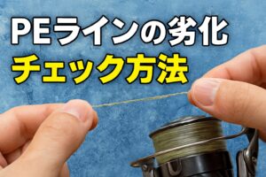 PEラインの劣化は“見えにくい”からこそ要注意！海釣り入門。釣太郎