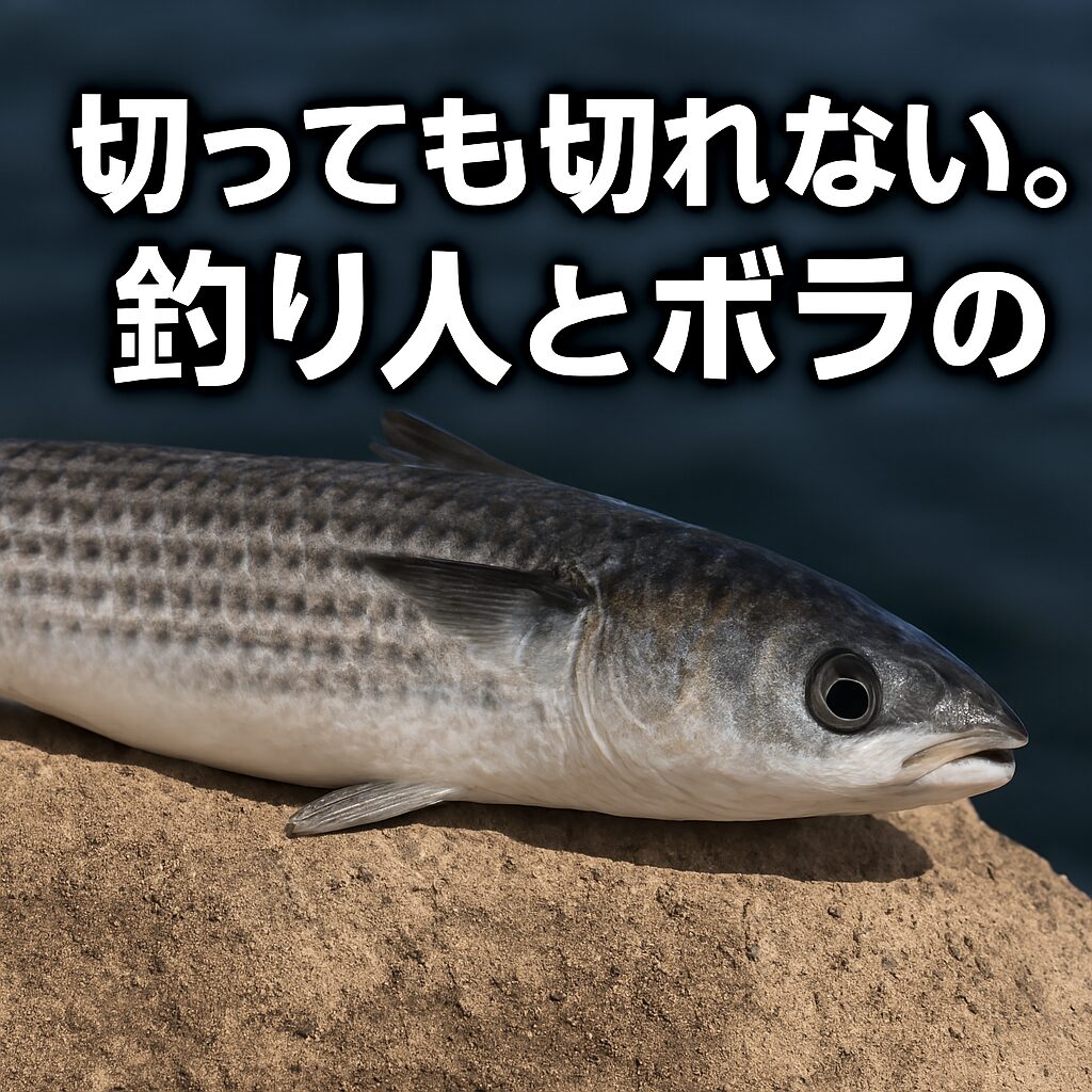 切っても切れない。釣り人とボラの関係。釣太郎