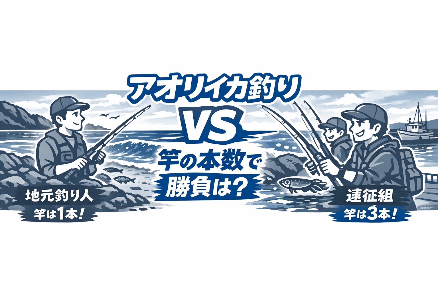 【釣り人の心理戦】地元 vs 遠征組──「竿の本数」で勝負は決まるのか？釣太郎