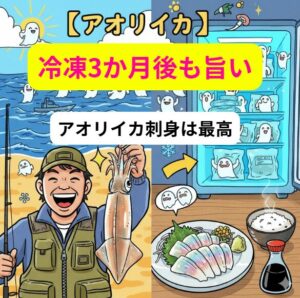 【アオリイカ】3ヶ月後も刺身が旨い！冷凍焼けを防ぐ究極の保存テクニック。釣太郎