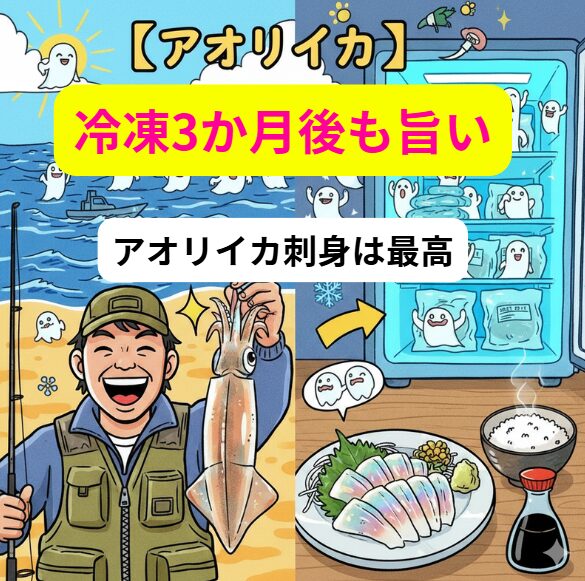 【アオリイカ】3ヶ月後も刺身が旨い！冷凍焼けを防ぐ究極の保存テクニック。釣太郎