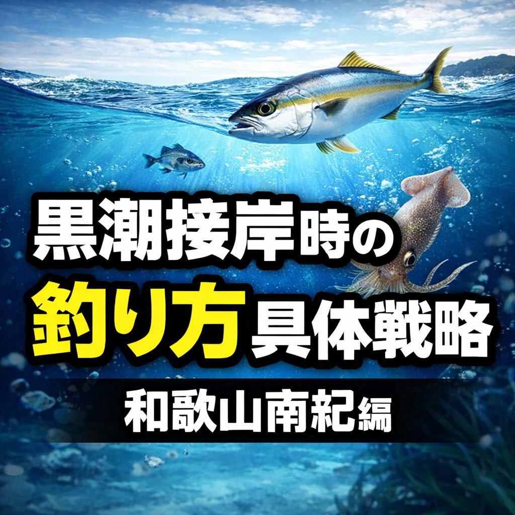 黒潮接岸は南紀のボーナスステージ。ただし、魚は賢い。水温。透明度。 流れ。この3点を読めば、釣果は伸びる。釣太郎