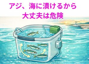 活アジ「海につけておけば長持ち」は大間違い。アオリイカうき、ヤエン釣り入門。釣太郎