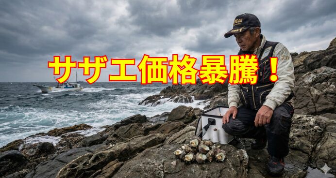石鯛釣りのサザエ、なぜこれほど高いのか？価格高騰の裏側と対策。釣太郎
