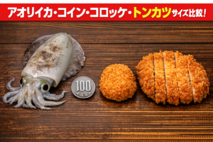 【アオリイカ釣り入門】コイン・コロッケ・トンカツ サイズと重量の目安＆アオリイカの成長解説。釣太郎