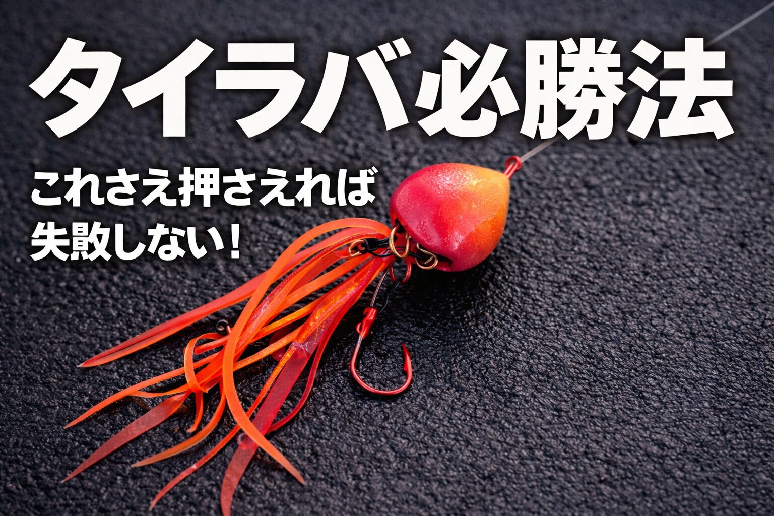 タイラバは、シンプルながらも奥深い釣法。真鯛をはじめとする多彩な魚種が狙え、季節や状況に応じた戦略が釣果を左右します。釣太郎