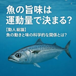 運動量の多い魚は、釣った直後よりも適切な処理と熟成によって旨味が増します。これは、死後硬直とともにIMPがピークを迎えるタイミングがあるため。釣太郎
