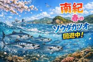 【南紀の春】ソウダガツオ回遊スタート！釣果を上げる熱い釣り方とコツを大公開。釣太郎