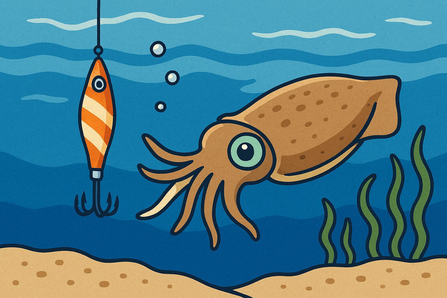 アオリイカ・エギングで釣れない原因の多くは、場所が違う・時間が違う・動かしすぎ。この3つ。釣太郎