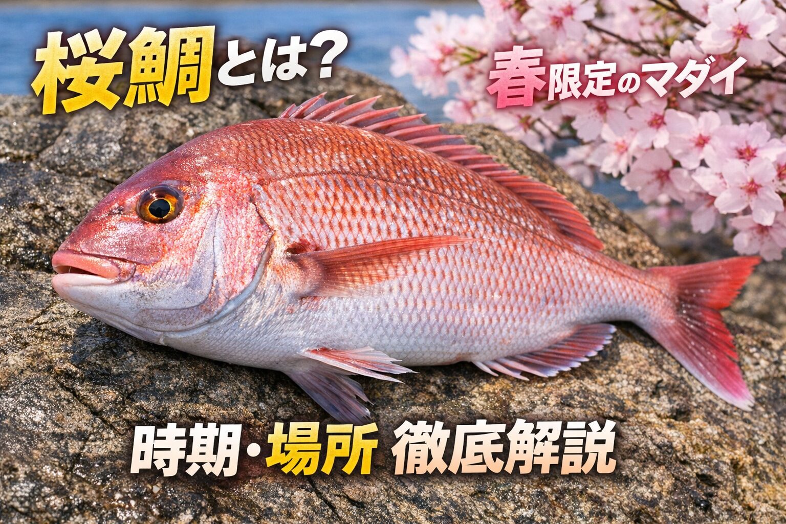 桜鯛が釣れる理由（乗っ込みの仕組み）春になるとマダイは産卵のために 深場 → 浅場へ大移動（乗っ込み）します。釣太郎
