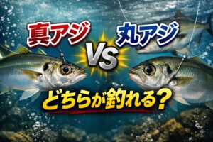 青物の泳がせ釣りは、 「どのエサが強いか」ではなく「いつ使うか」で釣果が決まる。活性が高い → 真アジ。活性が低い → 丸アジ。長時間勝負 → 丸アジ。早掛け → 真アジ。釣太郎