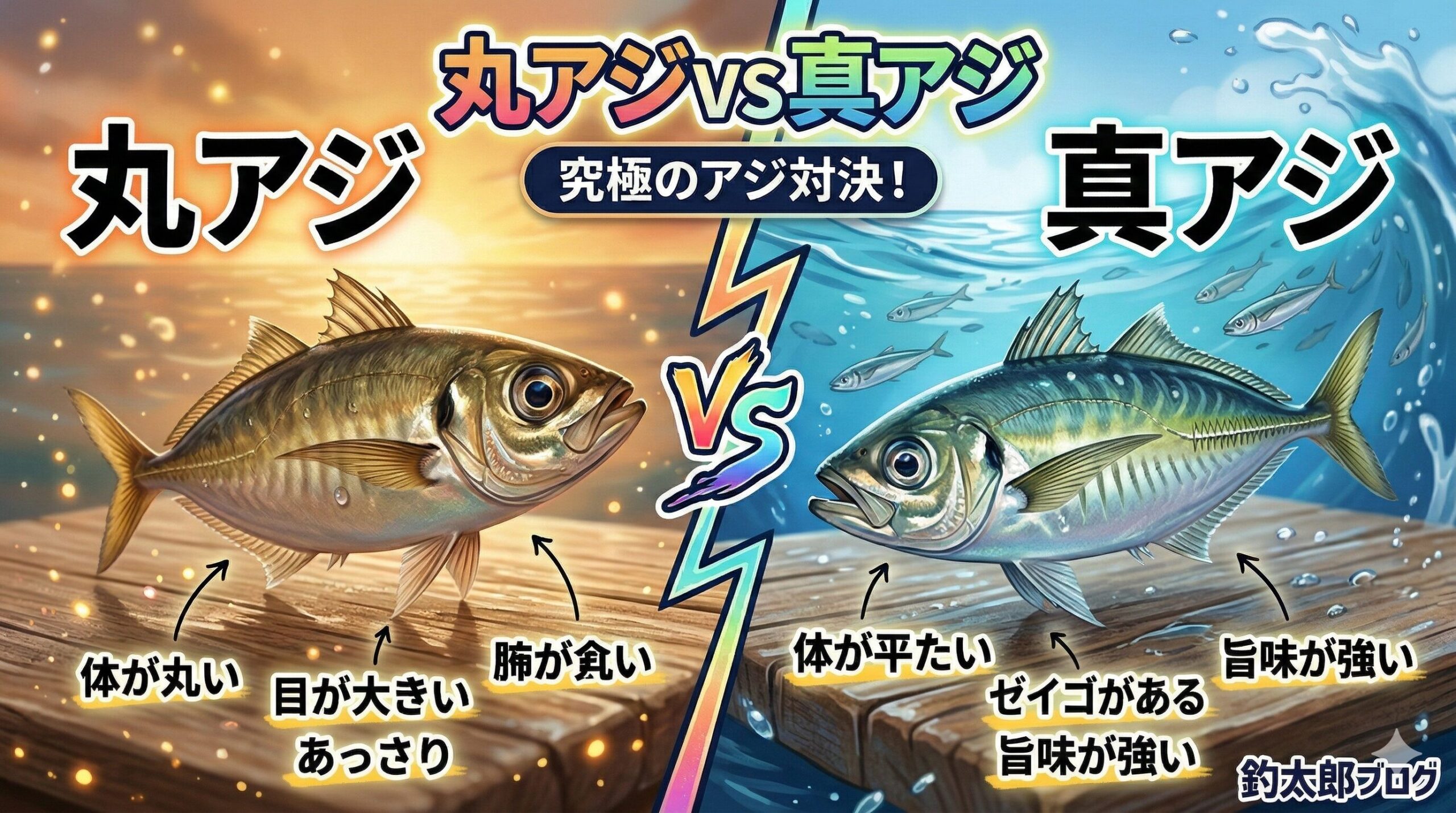 「マルアジは不味い」と捨てる釣り人は思い込みの激しい人。焼き物、揚げ物にすれば美味な魚。サビキ対入門。釣太郎